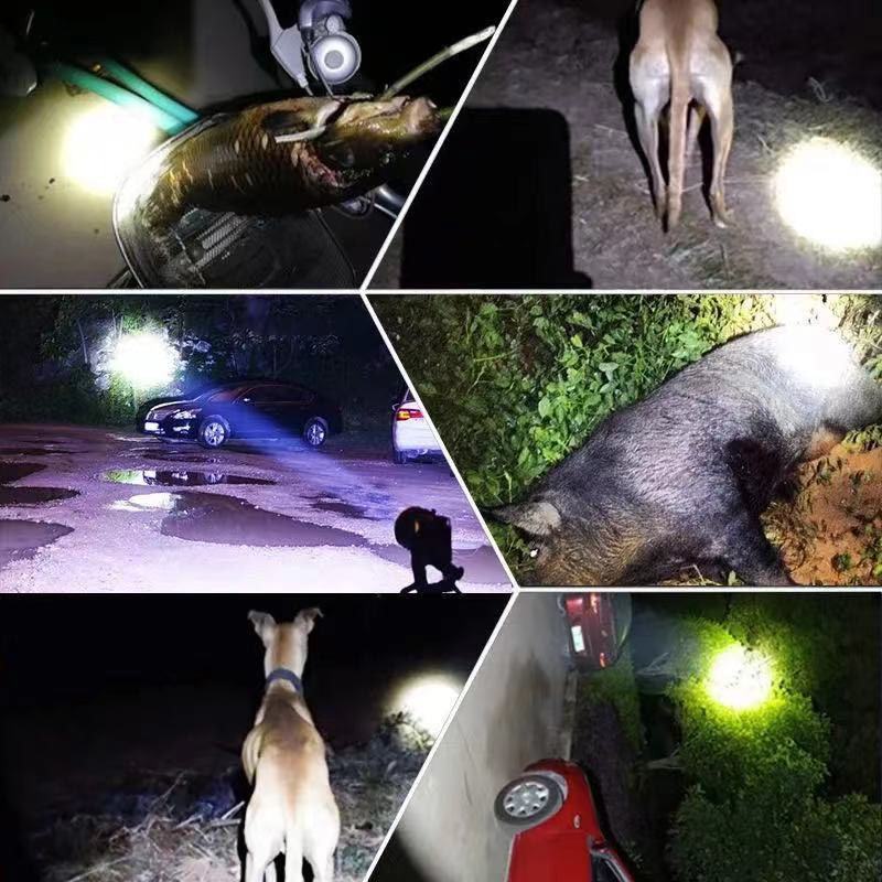 头灯户外强光充电超亮疝气分体头戴式led手电筒大功率钓鱼