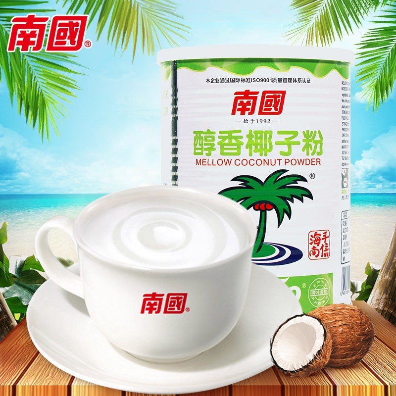 海南特产南国醇香椰子粉450g罐装休闲网红食品