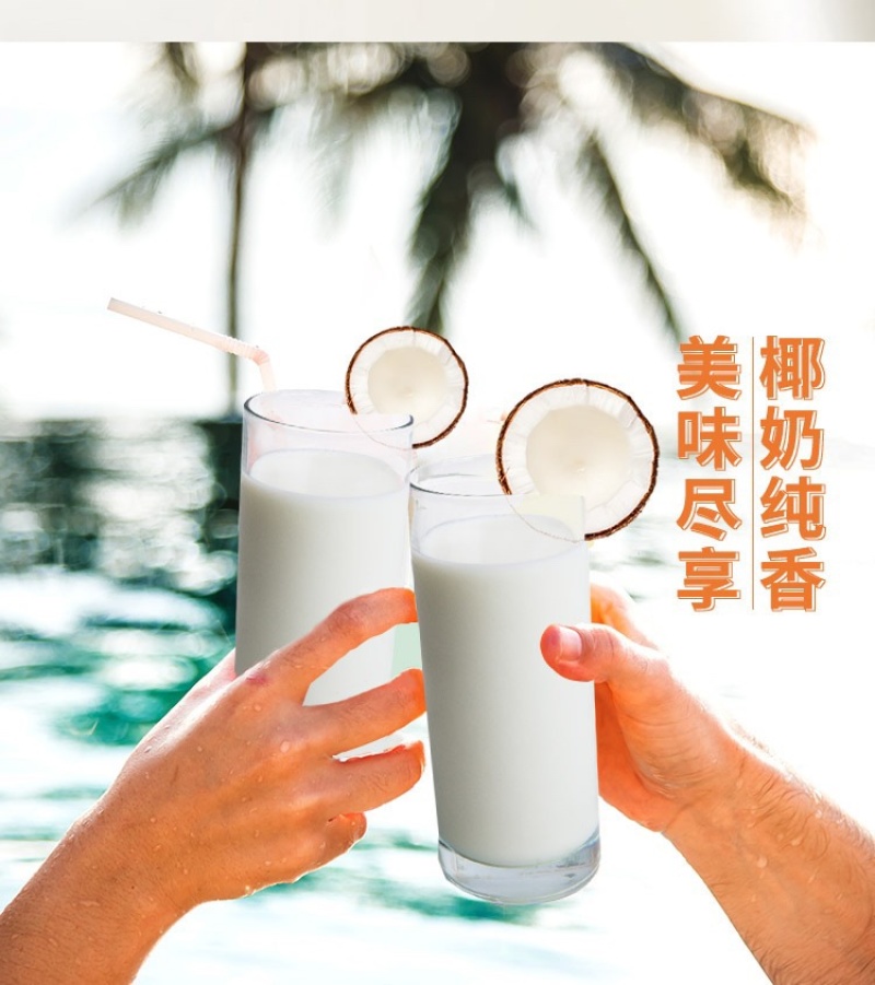 海南特产南国醇香椰子粉网红休闲食品多种口味选择