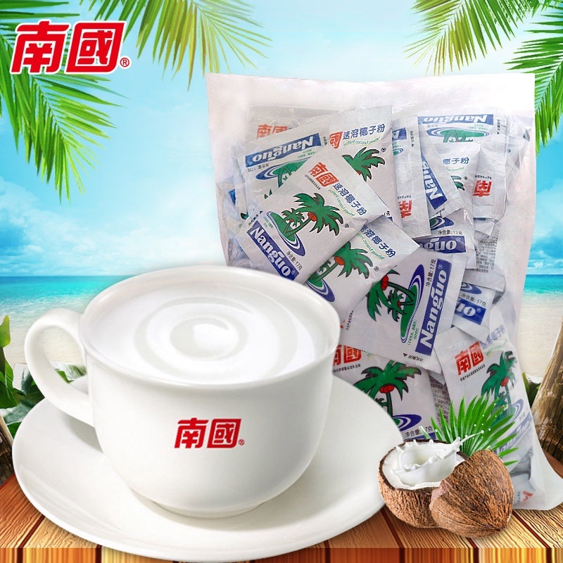 海南特产南国醇香椰子粉网红休闲食品多种口味选择