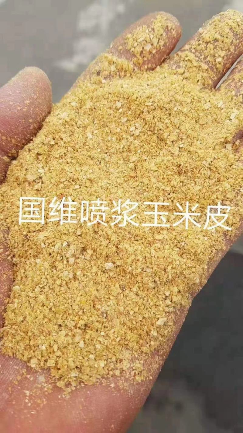 喷浆玉米皮，现货，大厂家合同价。