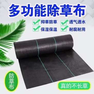 聚酯PET防草地布，使用年限5/8年，透水透气，防草保湿