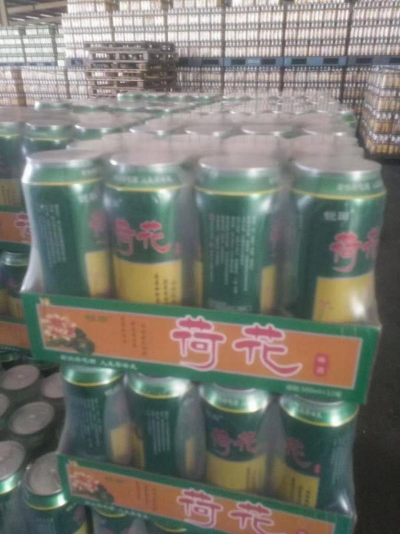 荷花啤酒口感醇厚细腻，泡沫丰富，厂家直销价格美丽