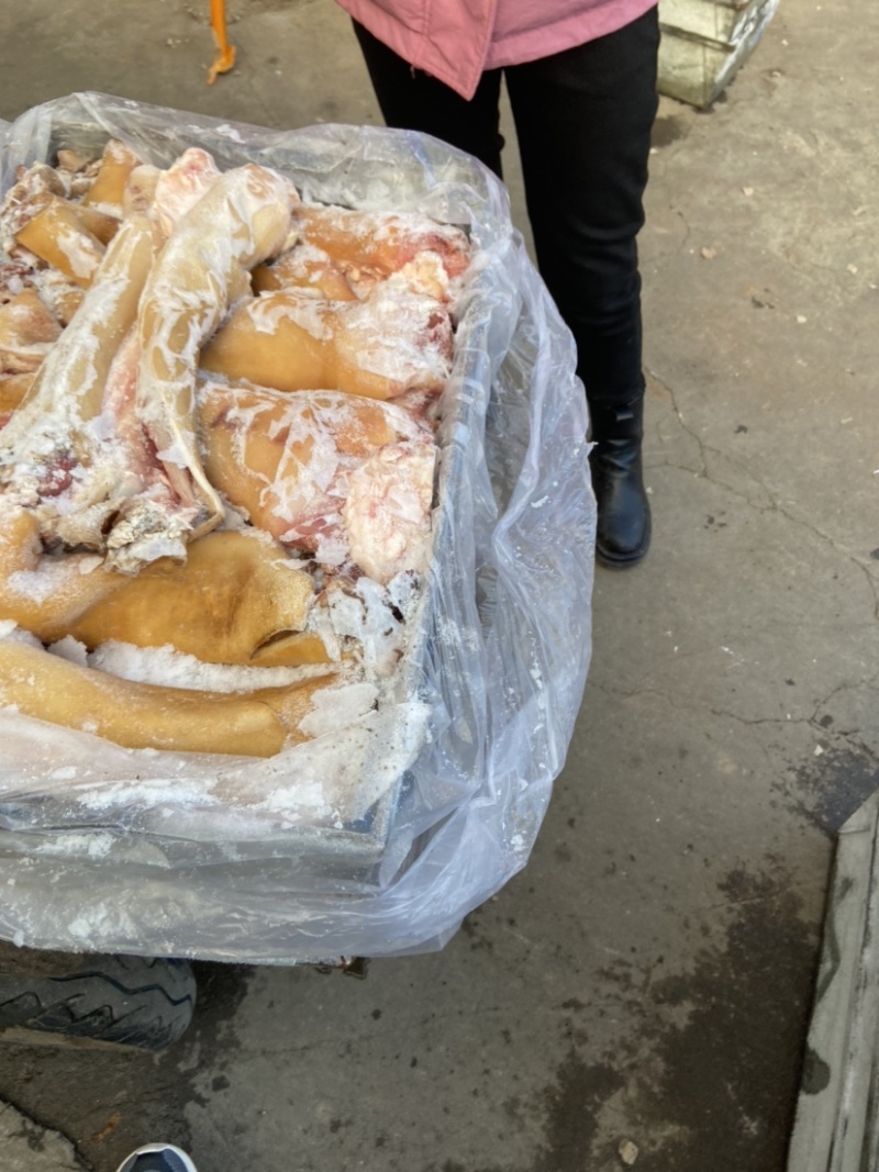 火烧毛去骨牛蹄干净无毛无水全国冷藏运输，
