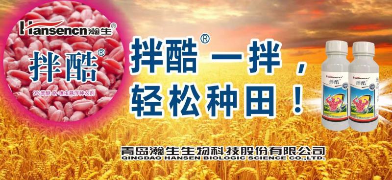 小麦拌种剂拌酷苯米甲环唑咯菌腈噻虫嗪9%杀虫杀菌剂