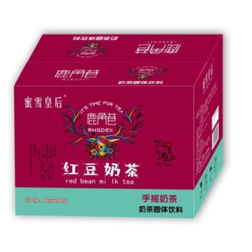 红豆奶茶，鹿角巷