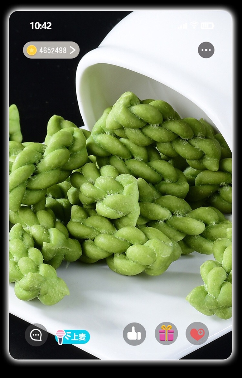 网红菠菜小麻花批发