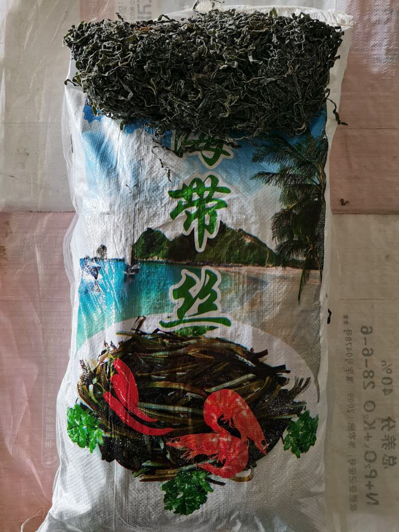 饭店绿干海带丝：深海1J长丝.碎丝少.口感好.1:7泡发