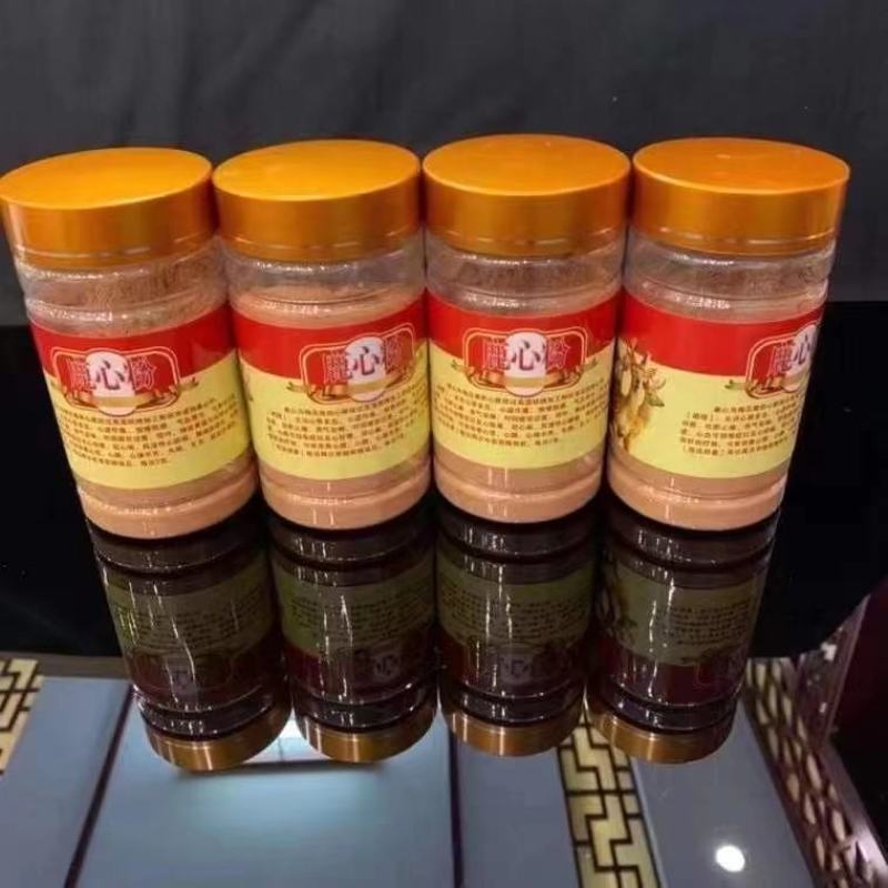 鹿场直邮壮年梅花鹿心古法炮制中药配置鹿心粉