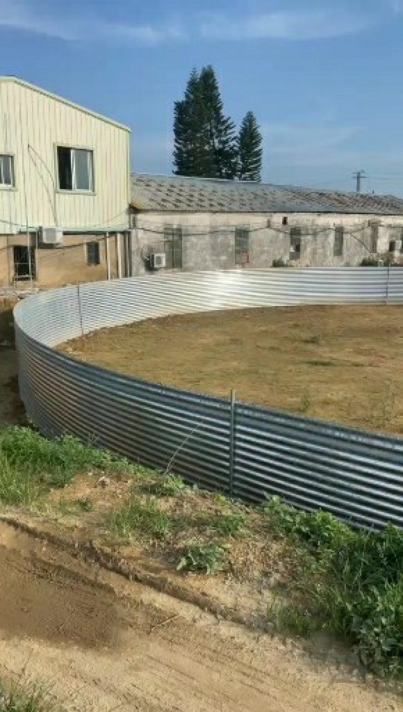 镀锌板帆布池。大型养殖帆布池改造养殖镀锌板帆布池