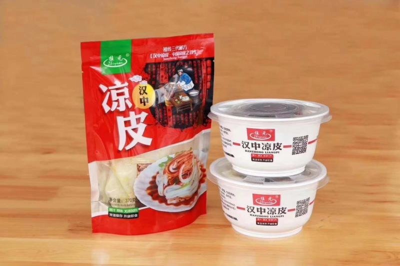 陕西特色三秦套餐凉皮，美味食足，妙不可言