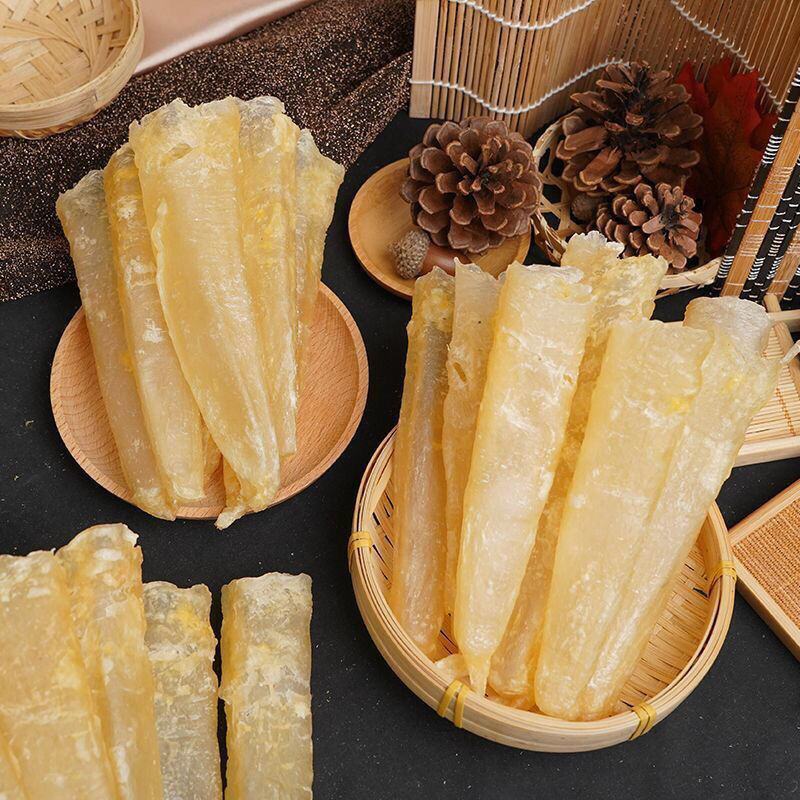 花胶鱼胶干货深海正品大个补充胶原蛋白足干厚肉煲汤鸡胶