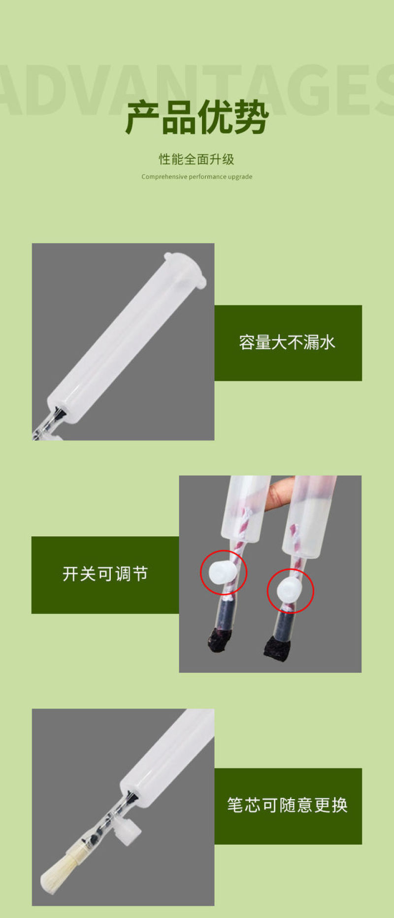 董氏好喜免吊穗点花笔点花神器点花药喷花药坐果灵抹花毛笔