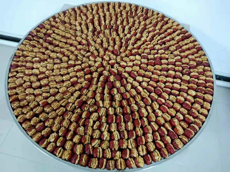 枣夹核桃甘肃美食特色甘肃玉门扶贫车间加工厂