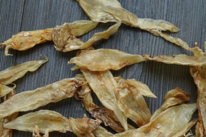 180头原装厚肉金龙条鱼胶花胶批发足干原装原货厚肉