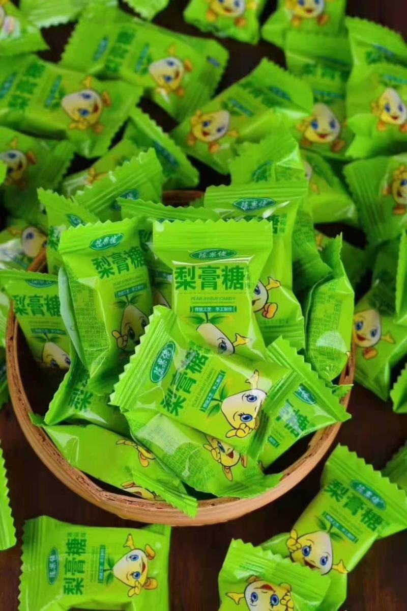 跑江湖陈果佬梨膏糖一件60斤，独立包装，散装成都，现货