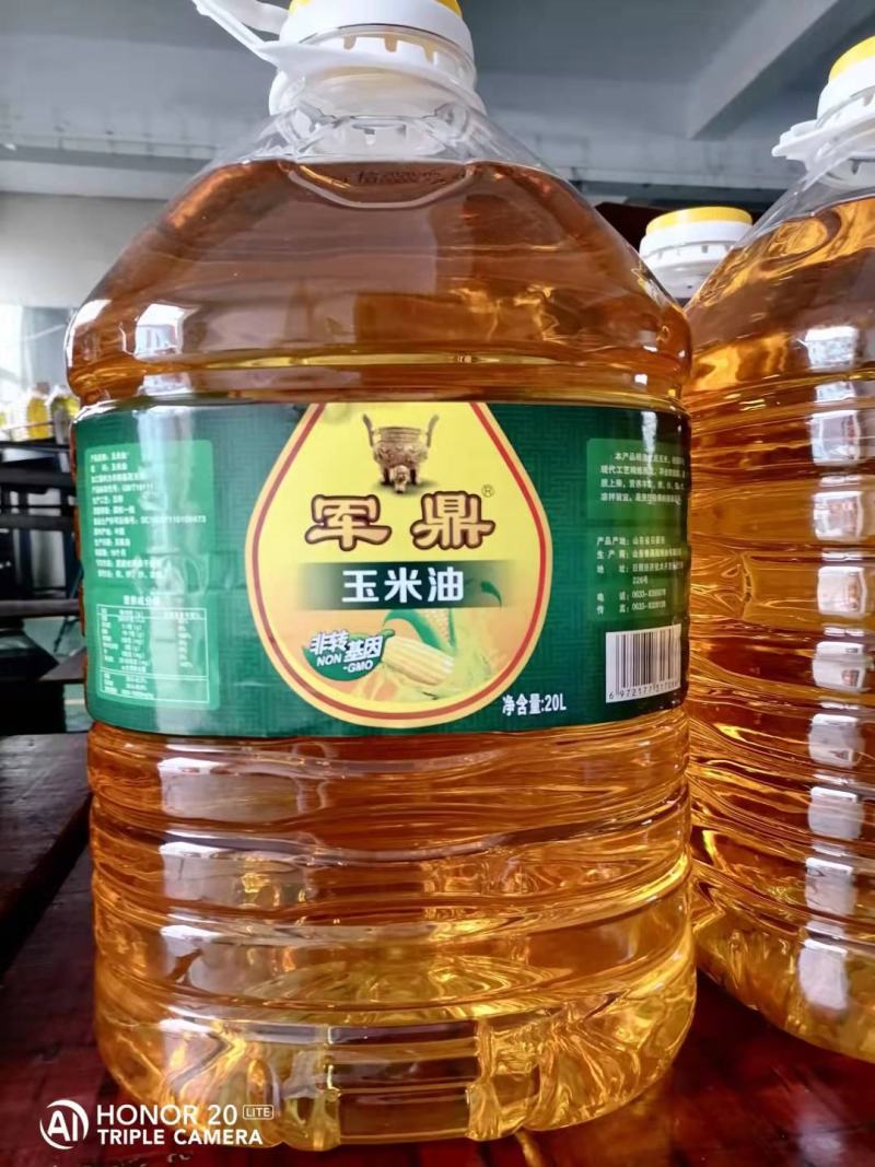 军鼎品牌非转基因玉米油方桶山东香满园油厂出品