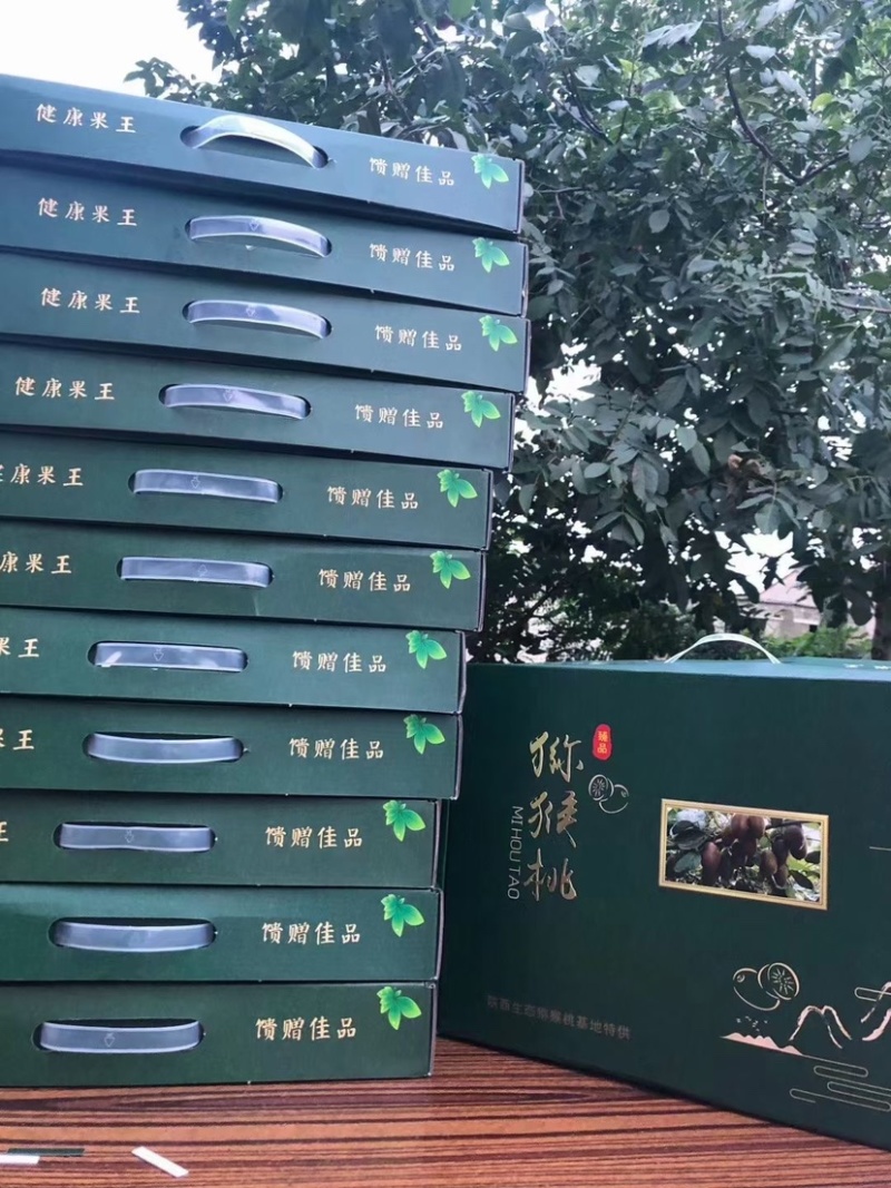 陕西西安秦岭山脚下美味可口翠香猕猴桃、许香猕猴桃