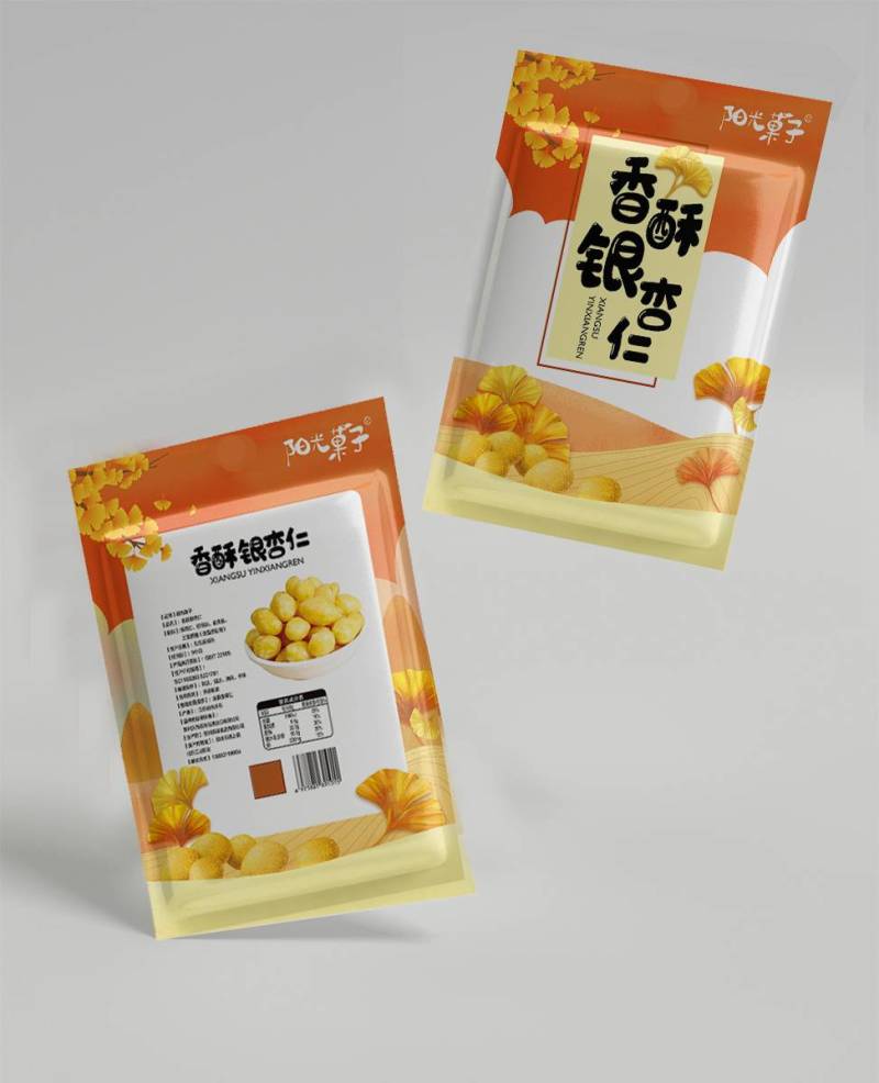 香酥(开心)银杏仁，即食银杏果，熟白果，坚果零食类