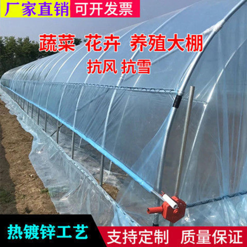 联栋大棚骨架钢管养殖大棚蔬菜大棚养鸡养猪养羊大棚种植花卉