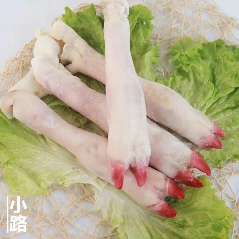 新鲜现杀羊蹄农家羔羊蹄山羊蹄绵羊蹄羊脚冷冻羊蹄带筋包邮
