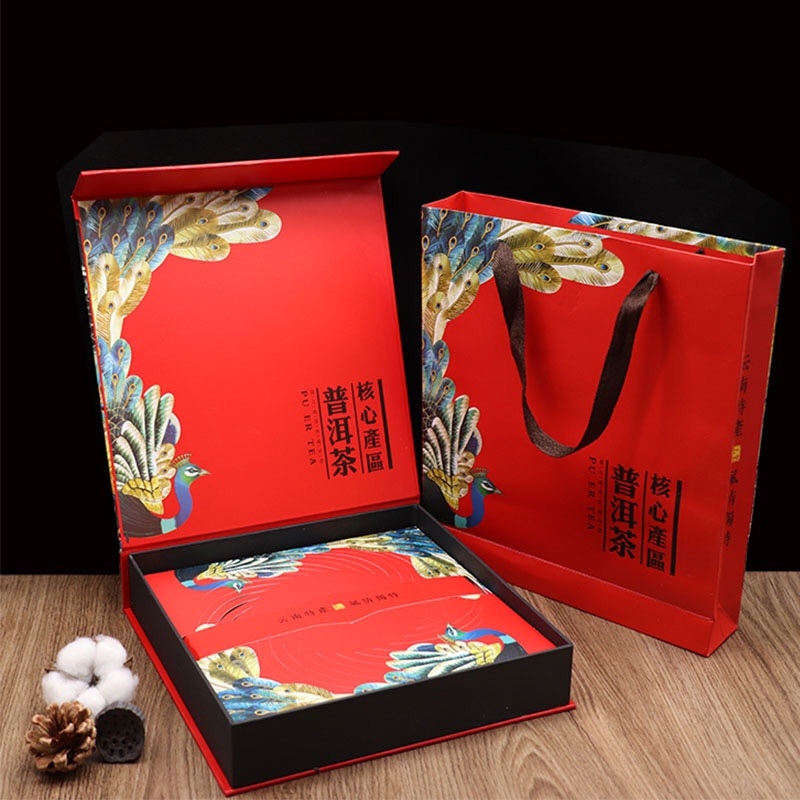 云南普洱生茶普洱茶饼古树茶回甘甜生津花香礼盒装
