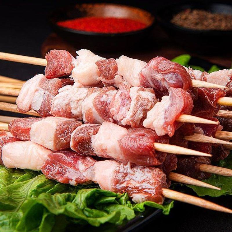 【60串】厂家直发一手货源羊肉串新鲜烧烤食材整箱包邮