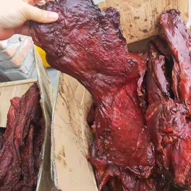 麻辣大块肉、五香大块肉，纯手工制作，先到先得