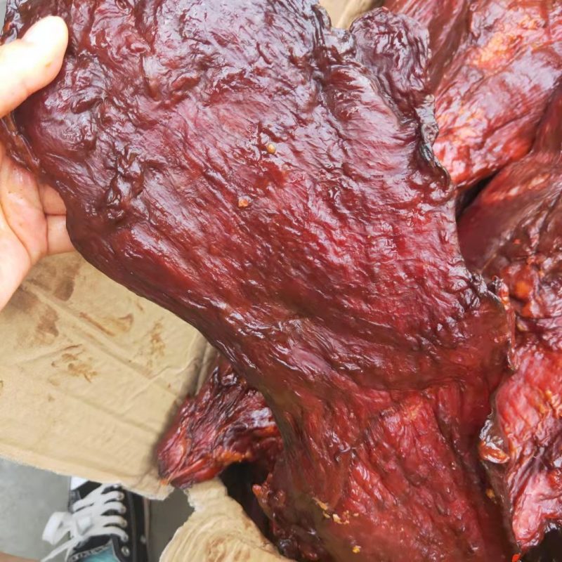 麻辣大块肉、五香大块肉，纯手工制作，先到先得