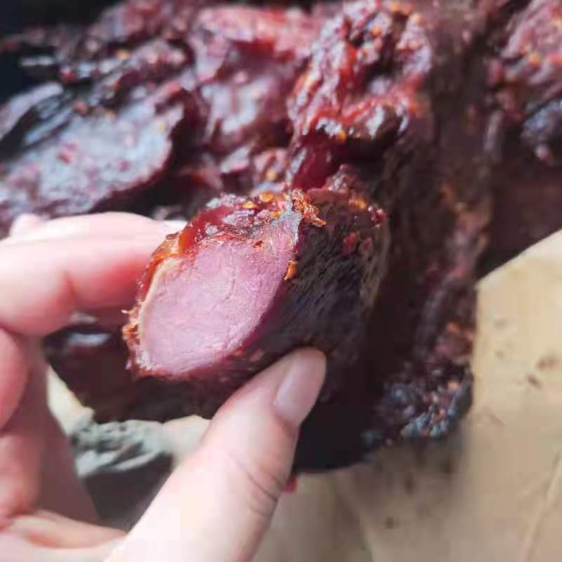 麻辣大块肉、五香大块肉，纯手工制作，先到先得