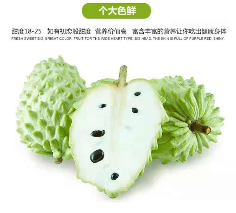 新鲜水果释迦果番荔枝释迦果佛头果一件代发对接电商直播
