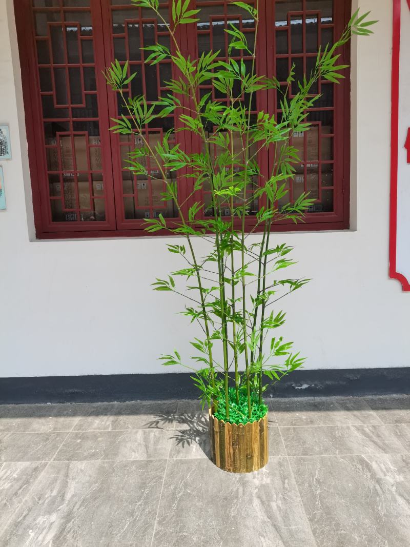 仿真竹毛细水竹阳台屏风隔断酒店装饰室内外装饰隔断户外造景