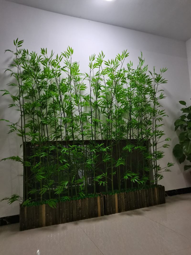 仿真竹毛细水竹阳台屏风隔断酒店装饰室内外装饰隔断户外造景