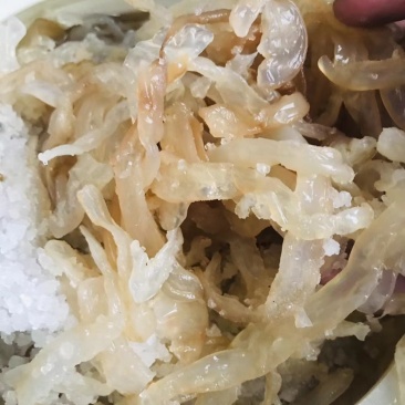 海蜇丝海蜇花丝一桶净重3斤29.9包邮到家