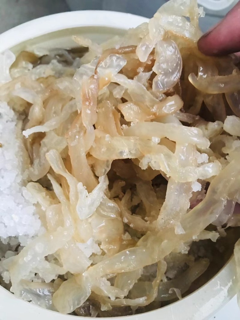 海蜇丝海蜇花丝一桶净重3斤29.9包邮到家