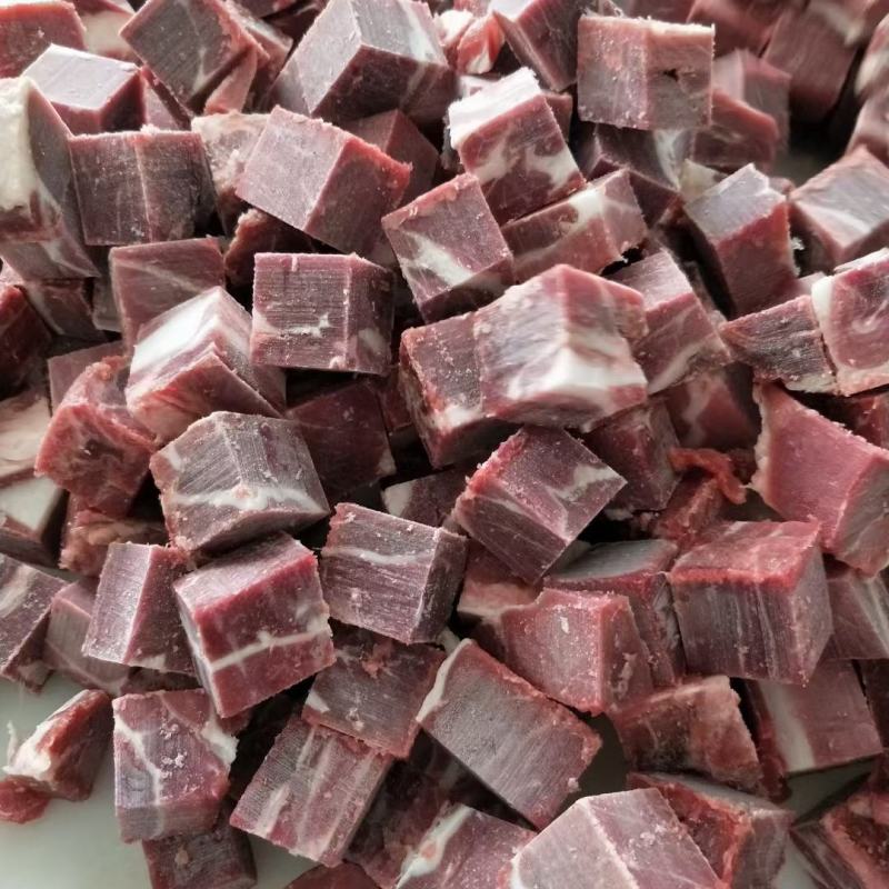 牛肉粒，不散不碎，瘦度高