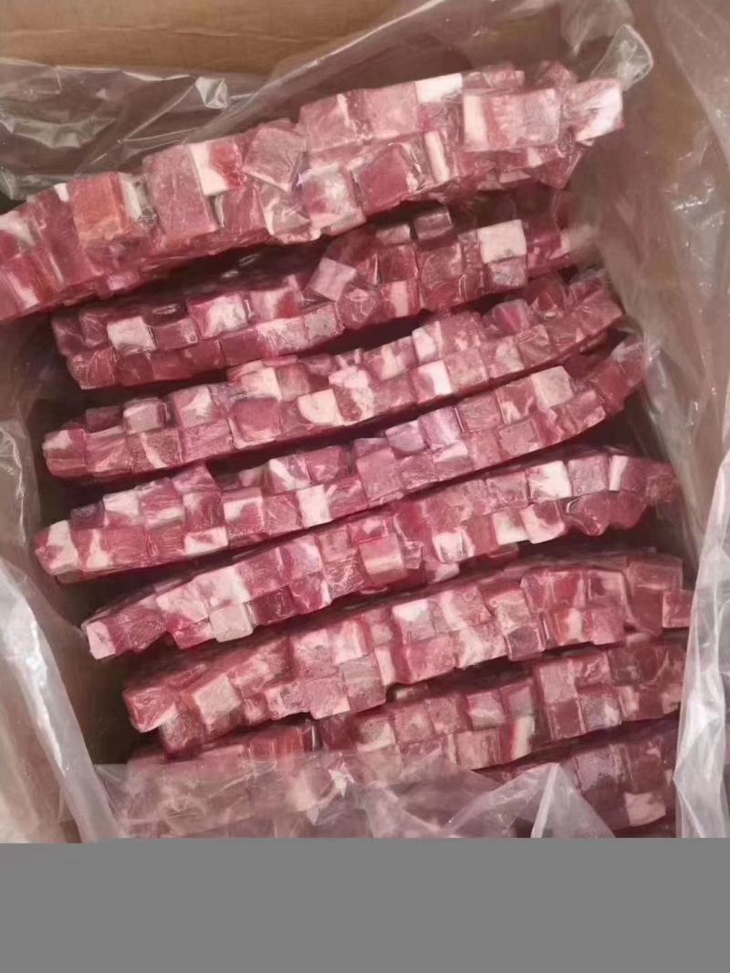 牛肉粒，不散不碎，瘦度高