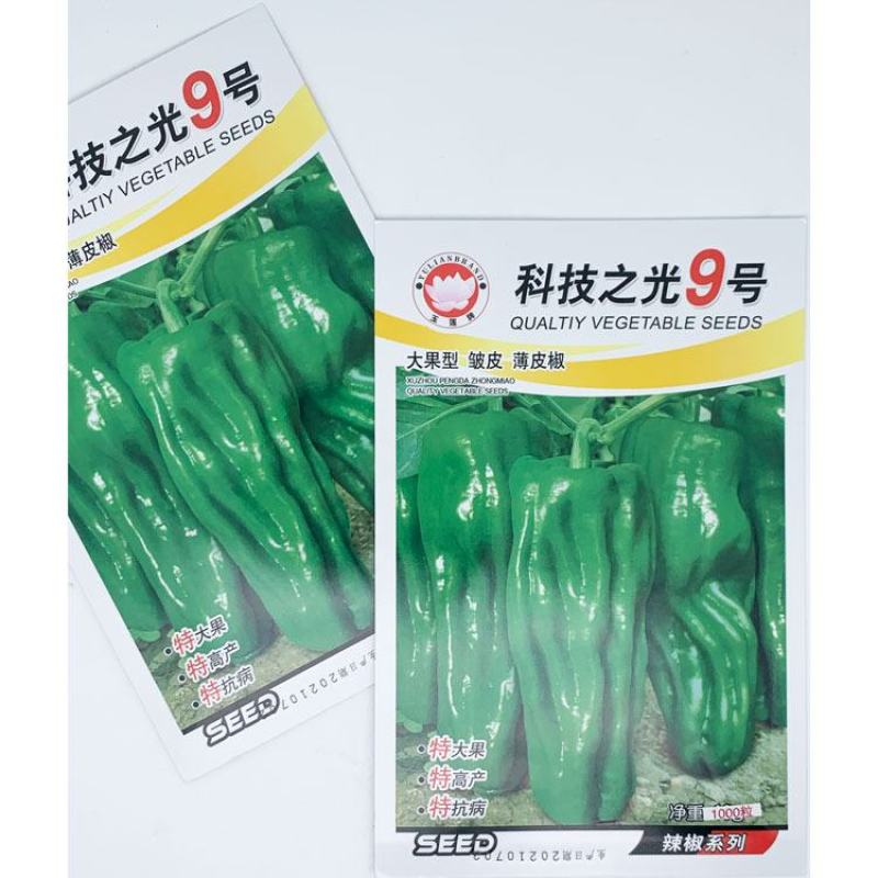 科技之光9号苏椒五号大果薄皮辣椒种子泡椒种子10克原装