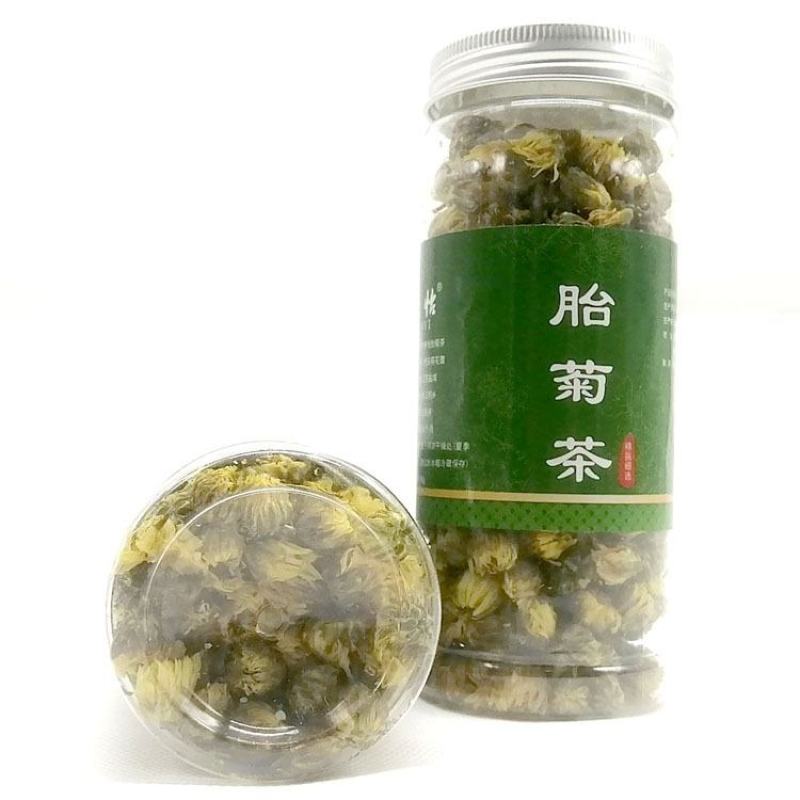 菊花茶胎菊罐装50克胎菊花茶杭白菊花蕾花茶