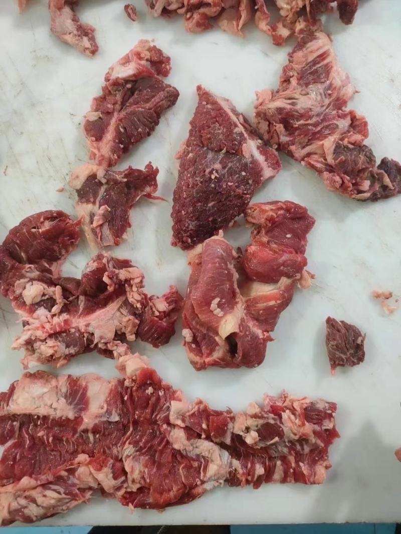 纯干牛碎肉肥瘦比例9/1每天出鲜货炒菜做馅均可使用
