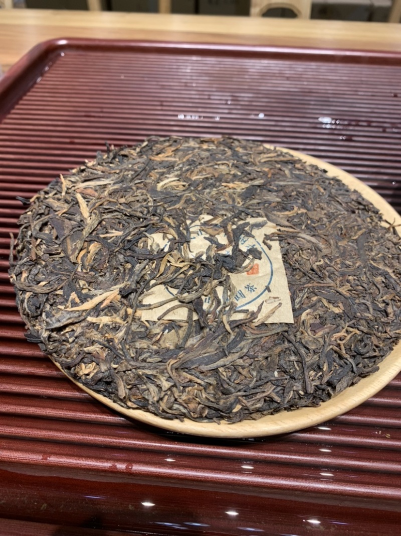 2004年易武正山圆茶，一框6提，42饼，普洱老生茶