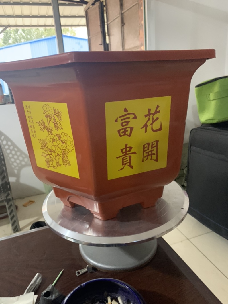 【推荐】大六角花盆，花开富贵盆，角对角40厘米面对面35厘米
