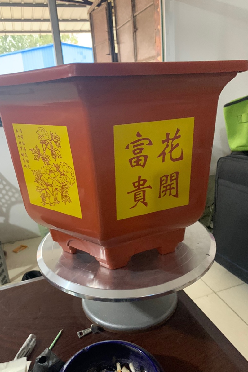 【推荐】大六角花盆，花开富贵盆，角对角40厘米面对面35厘米