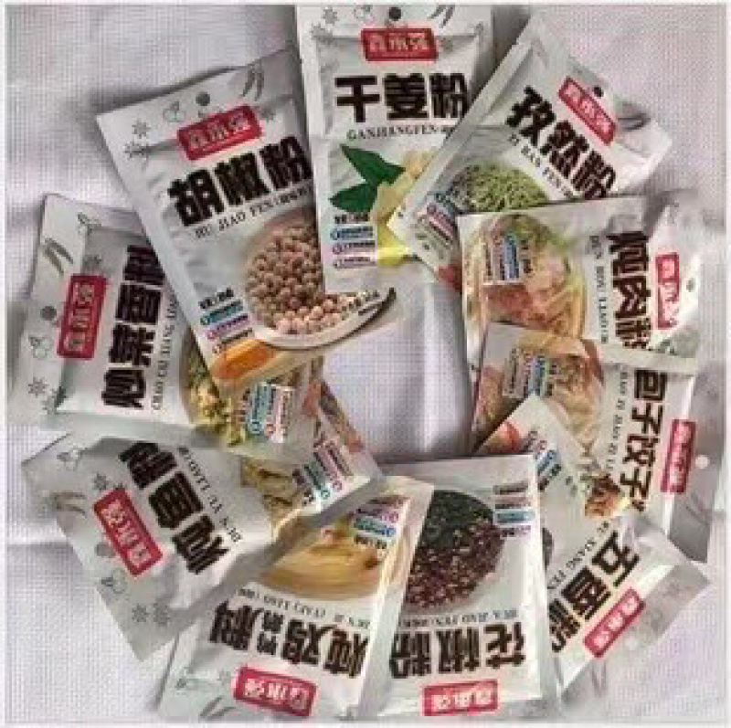 地摊，乡镇全场一元模式跑量的调料，十几个品，厂价直销