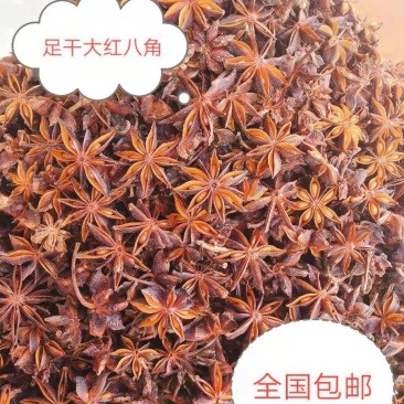 2021年新（大料）大红八角，过筛，足干，无硫，无添加剂