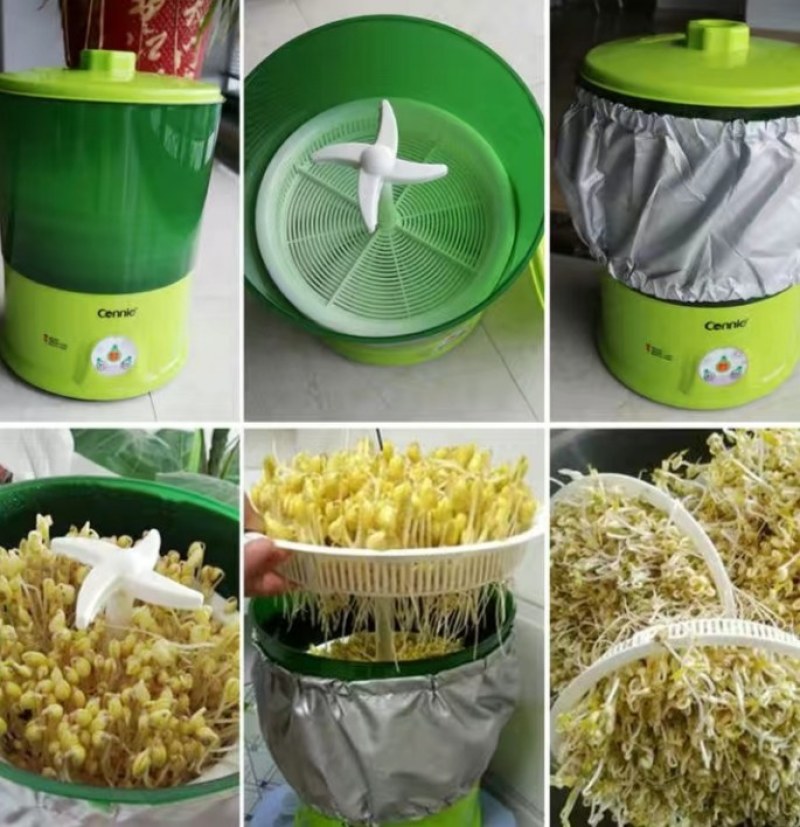 家用全自动大容量豆芽机芽苗菜生豆芽菜生黄豆芽绿豆芽罐神器