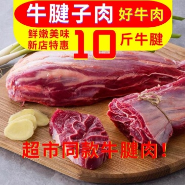 牛肉批发新鲜冷冻正宗黄牛肉去骨非现杀纯牛肉健身