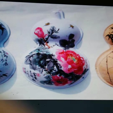 纯手工原创绘画马勺工艺装饰品,非遗绘画作品