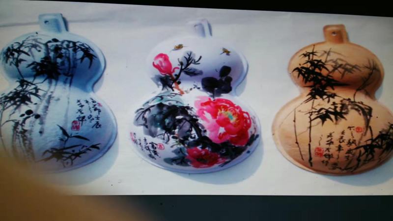 纯手工原创绘画马勺工艺装饰品,非遗绘画作品