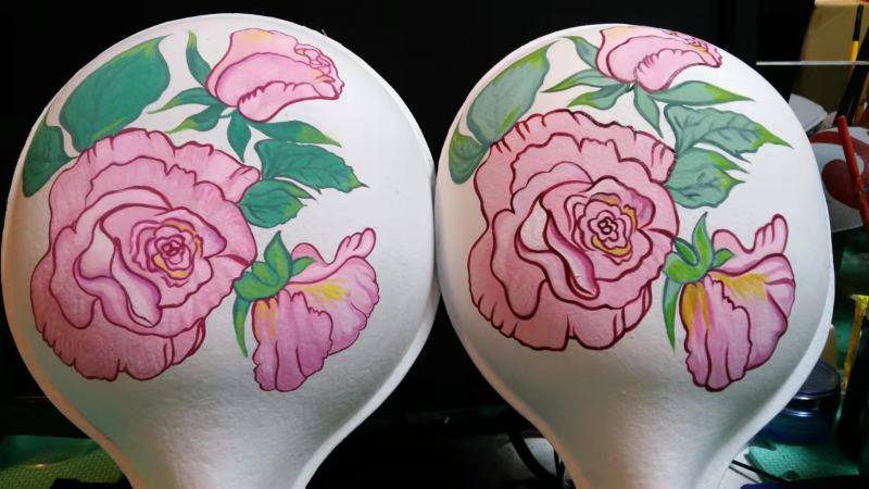 纯手工原创绘画马勺工艺装饰品,非遗绘画作品